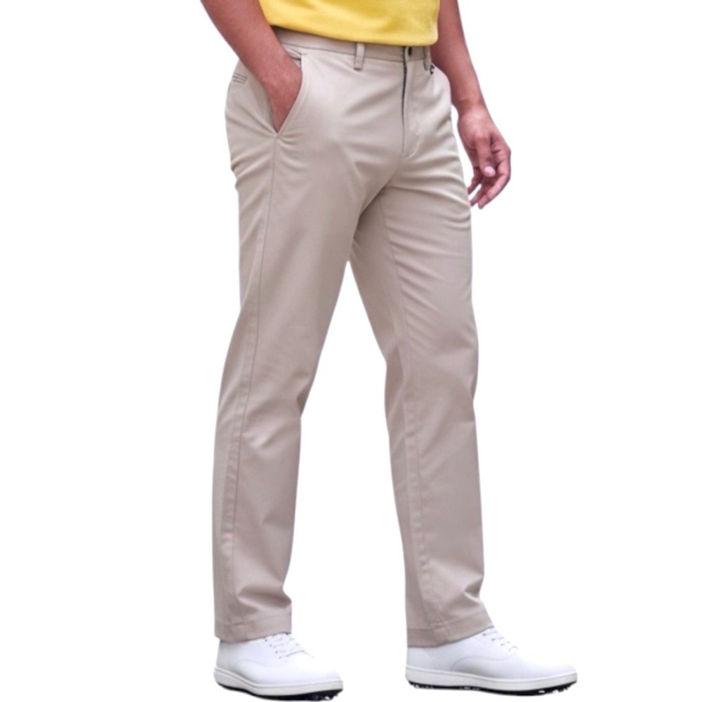 Callaway Mens Golf Pants Beige Flat Front Sz 40x30
